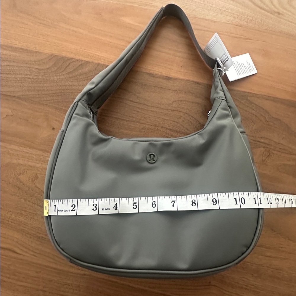 NWT Lululemon City Essential Bag + Nano Clip Pouch – Sage Grey  (Set) - Picture 10 of 15